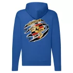 porsche modrá mikina na zips