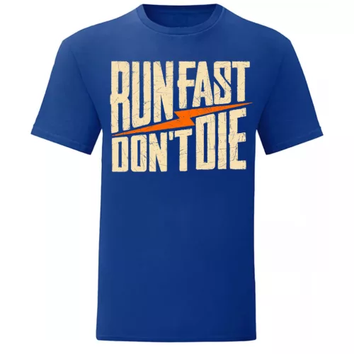 run fast…modrý tričko