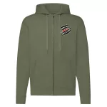 zelená mikina isuzu na zips