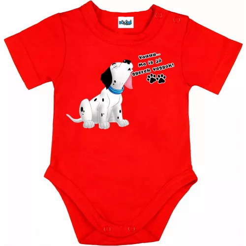 dnes som stále dobré dieťa! detské telíčko červené