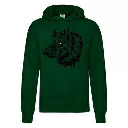 wild kanec sveter s mikinou zelená