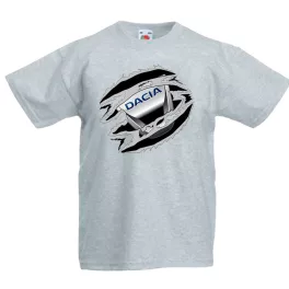 detské tričko dacia šedé
