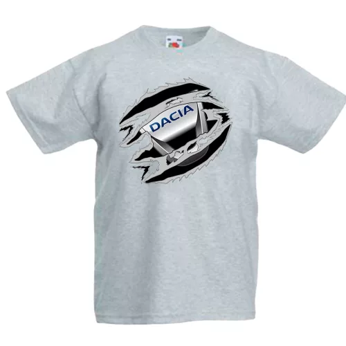 detské tričko dacia šedé