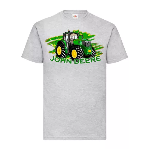 zelené tričko traktor 6195 šedé