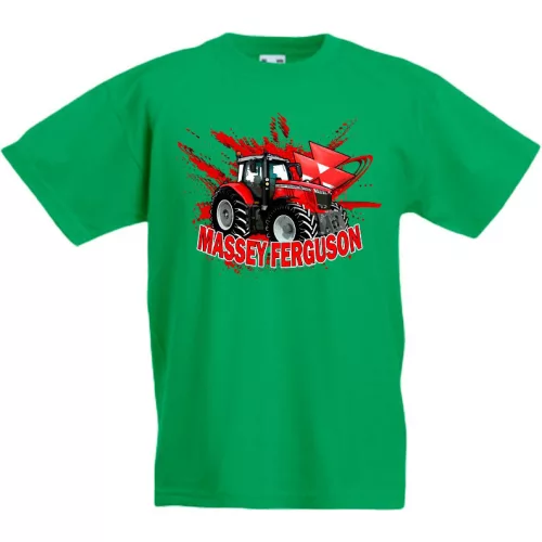 detské tričko massey ferguson zelené