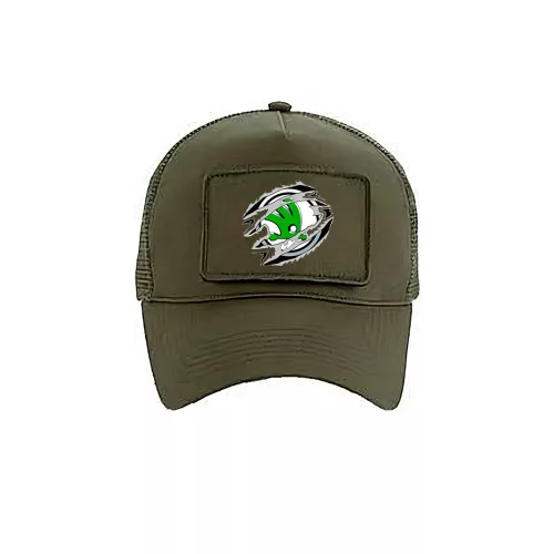 vymeniteľná šiltovka škoda military zelená