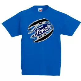 detské tričko ford modré