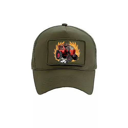 mtz 50 army zelená baseballová čiapka výmenná záplata