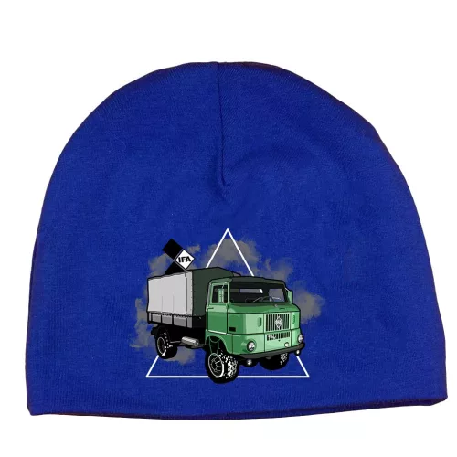 ifa (zelená) detská čiapka modrá