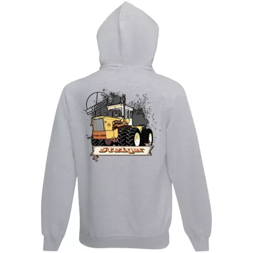 rába detský sveter na zips - šedý