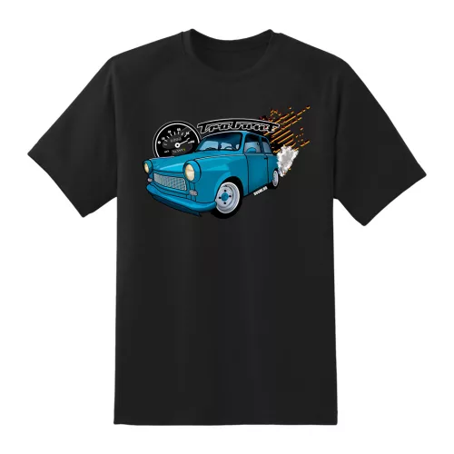 trabant 601 čierne tričko