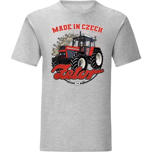 tričko zetor 10245 šedé traktor