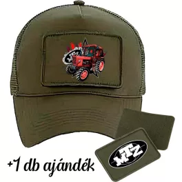   mtz 82 army zelená baseballová čiapka vymeniteľná záplata