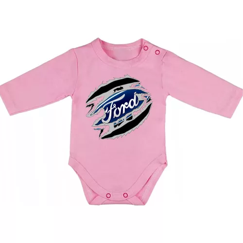 ford ružové dojčenské telo s dlhým rukávom