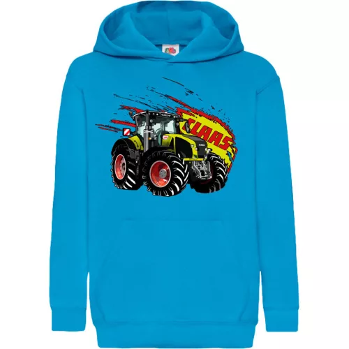 claas axion detský sveter - modrý