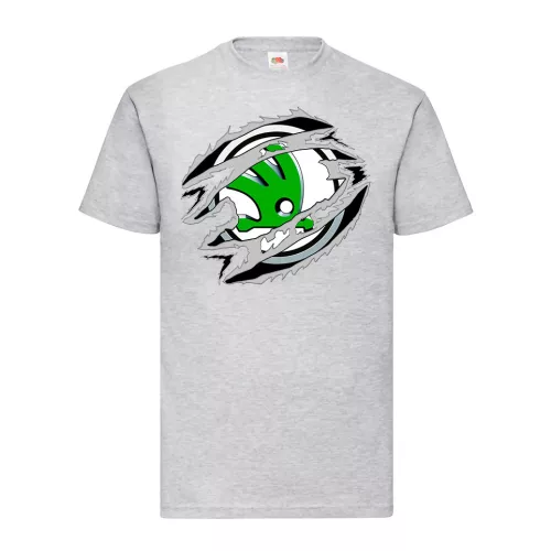skoda šedé tričko