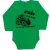 môj otec je najlepší vodič traktora....detské body dlhý rukáv zelený