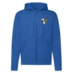 modry sveter s mikinou s logom ifa