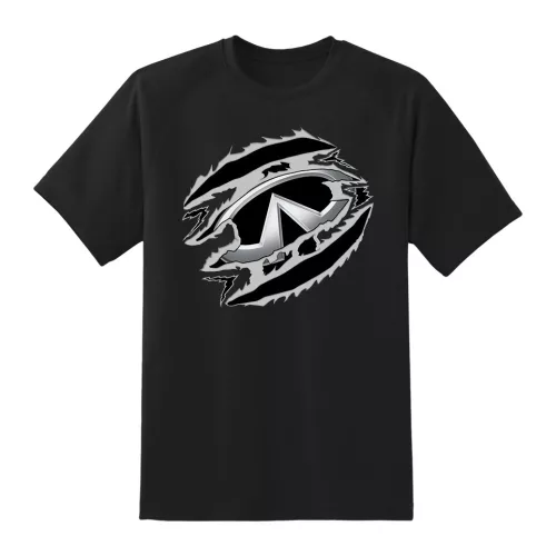 infiniti čierne tričko