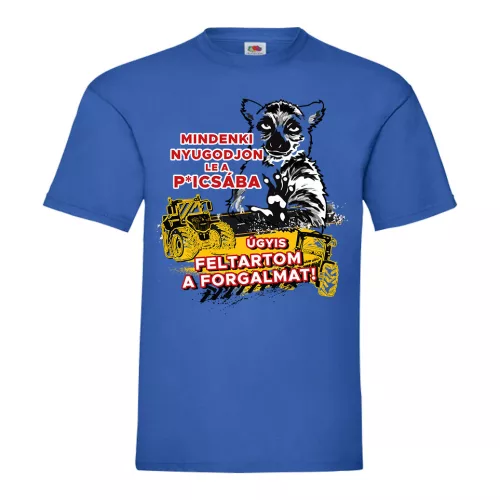 modré tričko všetci upokojte sa (zdržujem premávku)