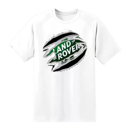biele tričko land rover