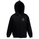 detský sveter na zips fendt - čierny