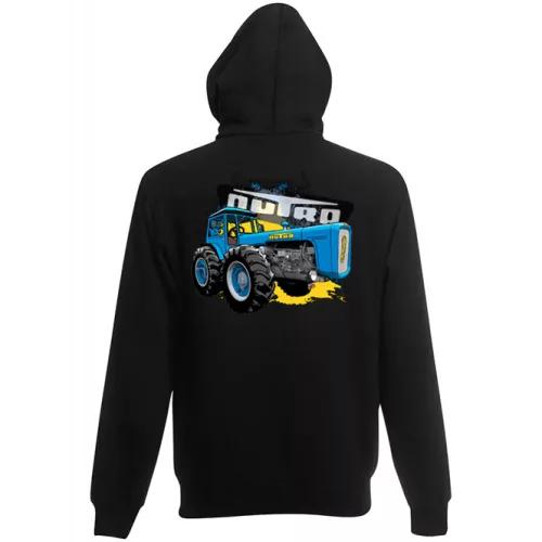 detský sveter skvelá dutra na zips - čierny