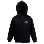 detský sveter skvelá dutra na zips - čierny