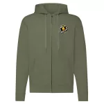 zelená mikina lamborghini na zips
