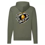 zelená mikina lamborghini na zips