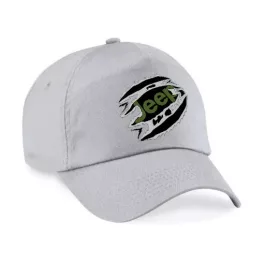 svetlo sivá látka jeep baseball čiapka