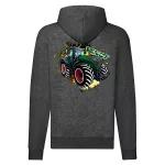 fendt mikina na zips tmavosivá