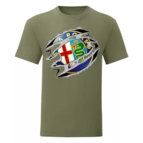 zelené tričko alfa romeo