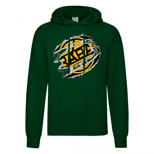 mikina s logom rába zelená