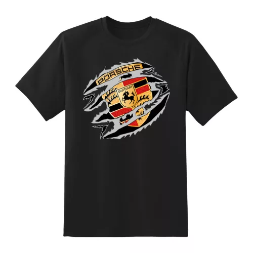 čierne tričko porsche