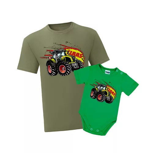 claas axion zelená agro páry  sada s telom - doprava zadarmo!