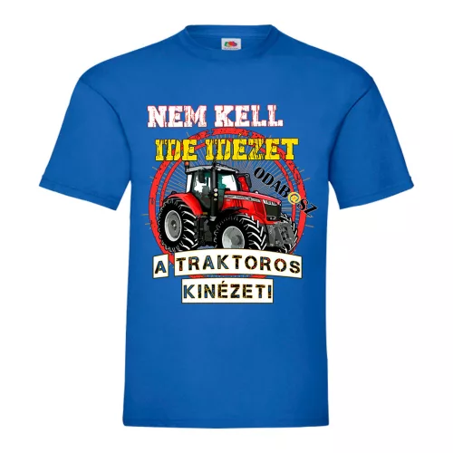 massey ferguson - tu nie je treba cenovania.... modrá košeľa