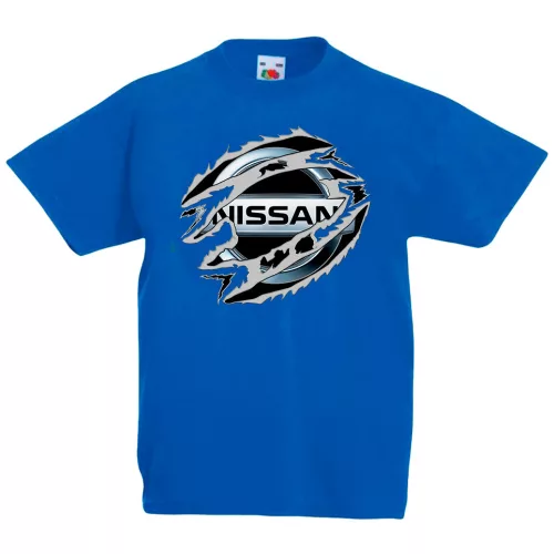 detské tričko nissan modré