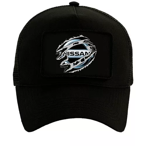 baseballová čiapka nissan čierna s vymeniteľnou záplatou