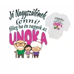 je dobré byť starým rodičom! detské body dievčenské červené