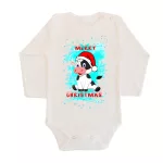 teľa merry christmas body pre bábätká dlhý rukáv