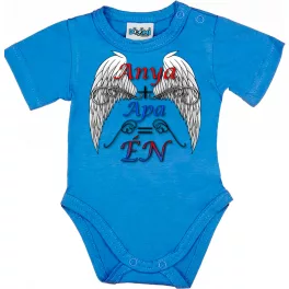 matka+otec=ja body pre bábätká modrá