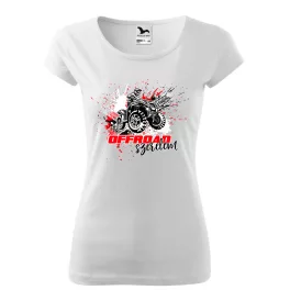 offroad love vzor biele dámske