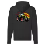 mikina claas axion zipper čierna