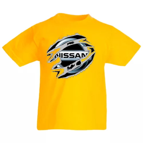 detské tričko nissan žlté