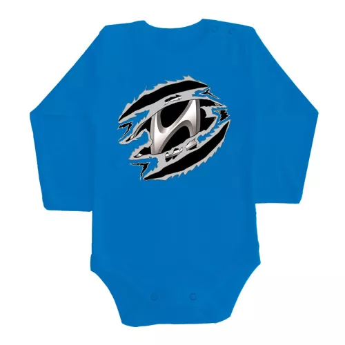 hyundai modrá dlhý rukáv dojčenské body