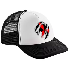 čierno biele mitsubishi baseball čiapka