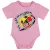 abarth ružové dojčenské telo s krátkym rukávom