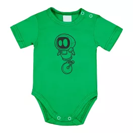 robot detské telo s krátkym rukávom zelené
