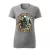 grim rider motorcycle dámske tričko sivá
